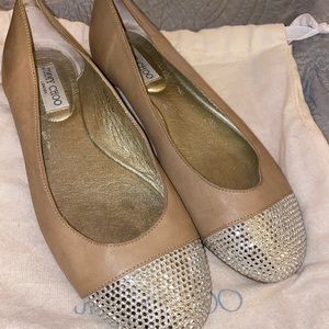 Adorable Jimmy Choo ballet flats, like new!